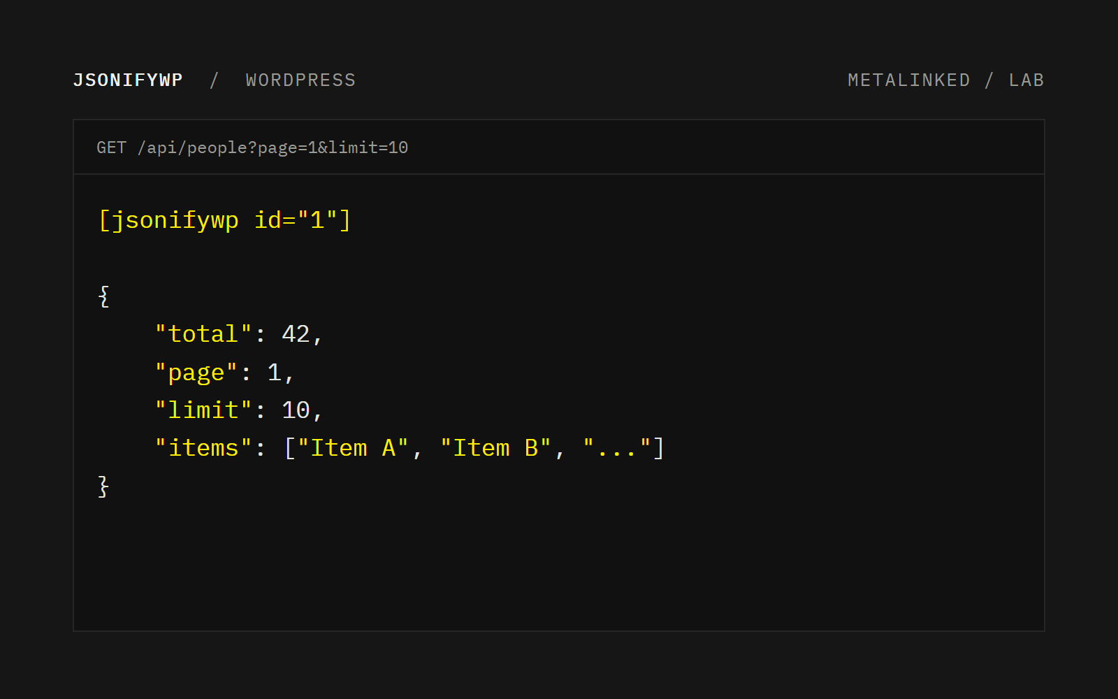 JsonifyWP